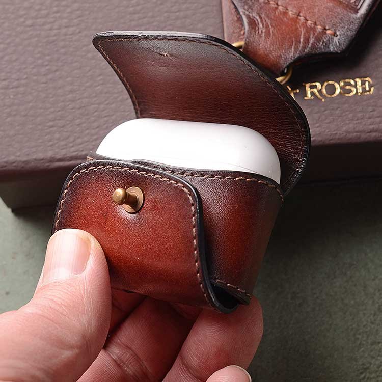 Кожаный чехол для наушников Airpods